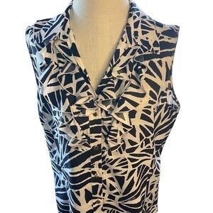 AlLEX MARIE Black and White Blouse